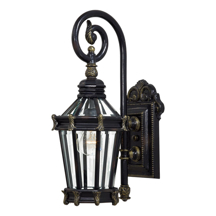 Stratford Hall 1-Light Wall Mount in Heritage with Gold Highlights - Lamps Expo