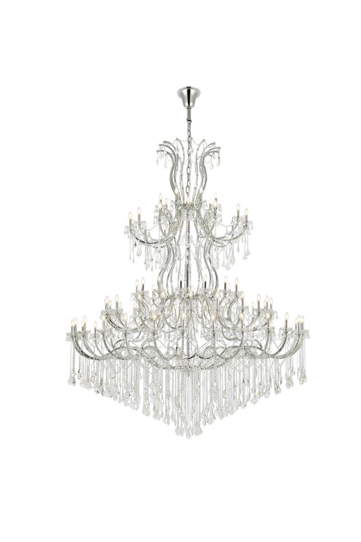 Maria Theresa 84-Light Chandelier in Chrome with Clear Royal Cut Crystal