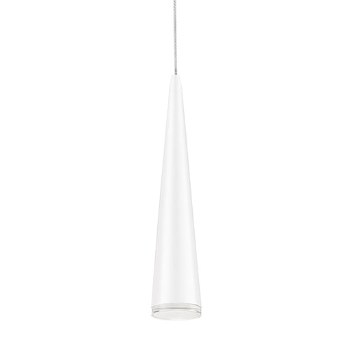 Mina Down Pendant in White
