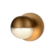 Pluto Wall Light in Brass