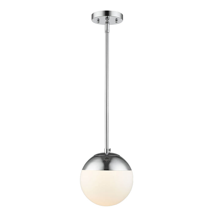 Dixon Small Pendant with Rod (Convertible) in Chrome