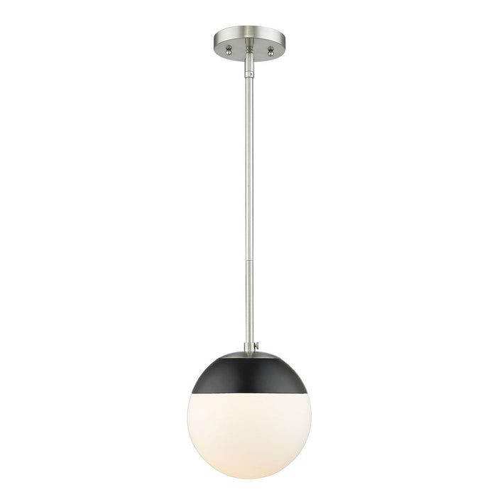 Dixon Small Pendant with Rod (Convertible) in Pewter