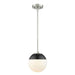 Dixon Small Pendant with Rod (Convertible) in Pewter