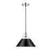 Orwell 1-Light Pendant - 14" (Convertible) in Chrome