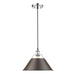 Orwell 1-Light Pendant - 14" (Convertible) in Chrome