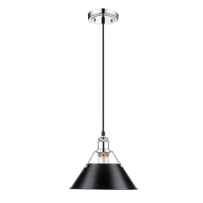 Orwell 1-Light Pendant - 10" (Convertible) in Chrome
