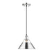 Orwell 1-Light Pendant - 10" (Convertible) in Chrome