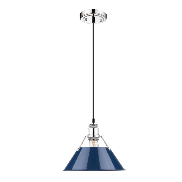 Orwell 1-Light Pendant - 10" (Convertible) in Chrome