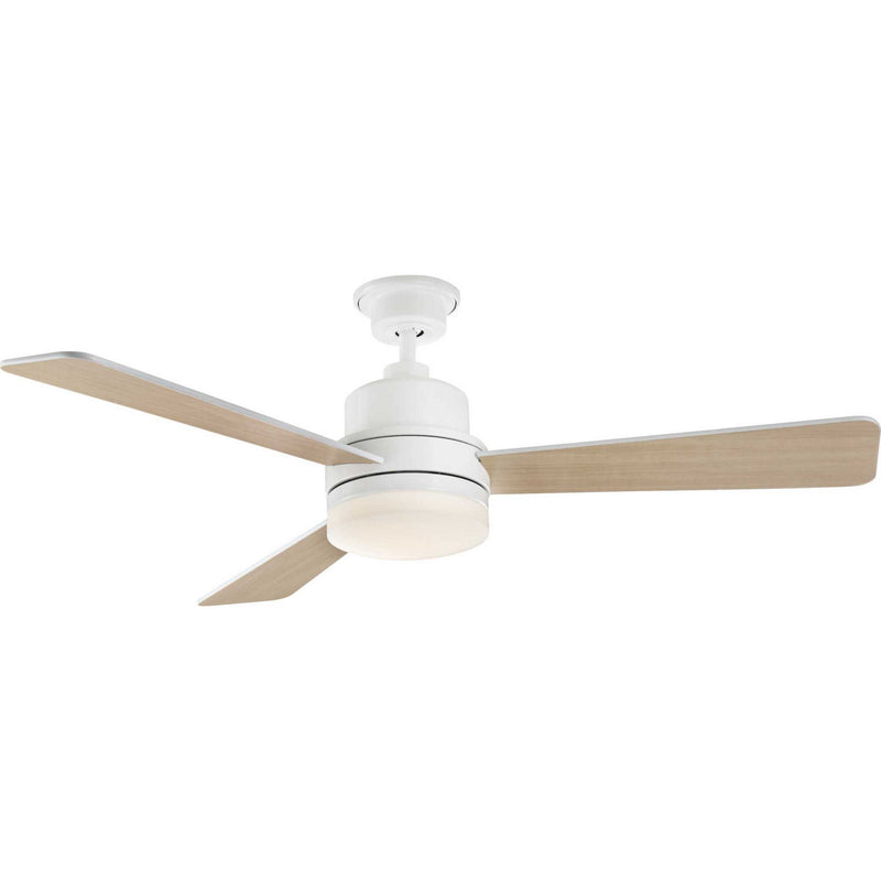 Trevina LED 52" 3-Blade Fan in White