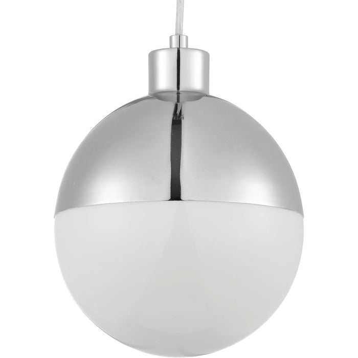 Globe LED 1-LightLED Pendant in Polished Chrome