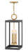 Porter Caged Pendant in Heritage Brass - Lamps Expo