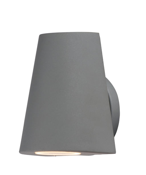 Mini 1-Light LED Outdoor Wall Sconce in Silver - Lamps Expo