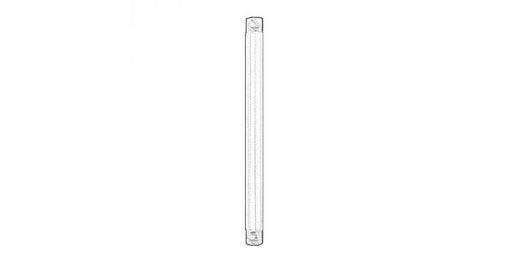 36 Inch Down Rod Wet Rated In Distressed Koa