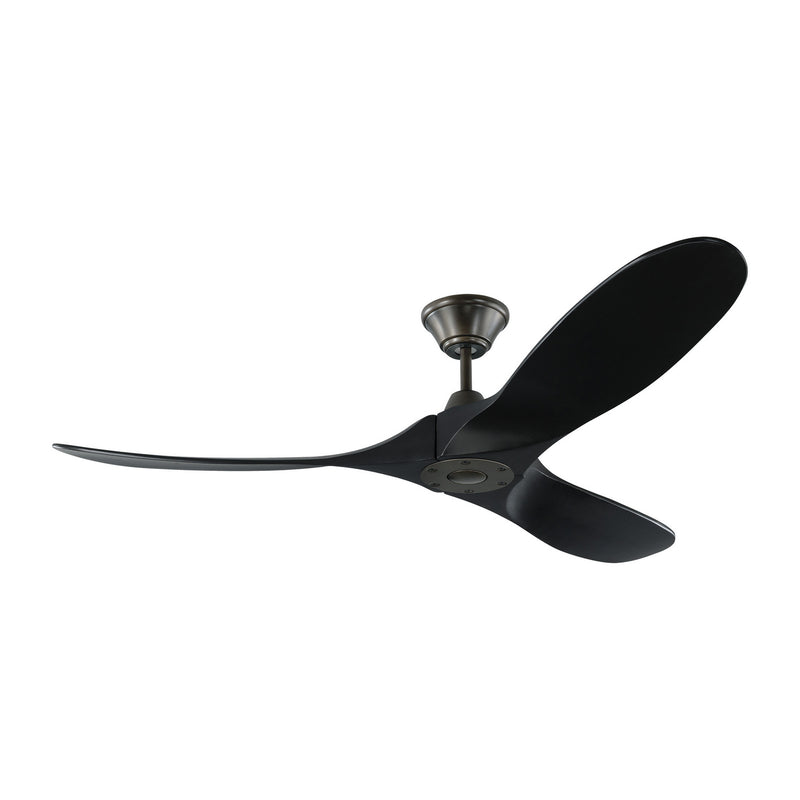 Maverick II Ceiling Fan in Matte Black with Black Blade