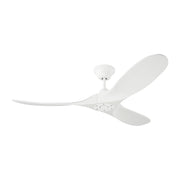 Maverick II Ceiling Fan in Matte White with Matte White Blade