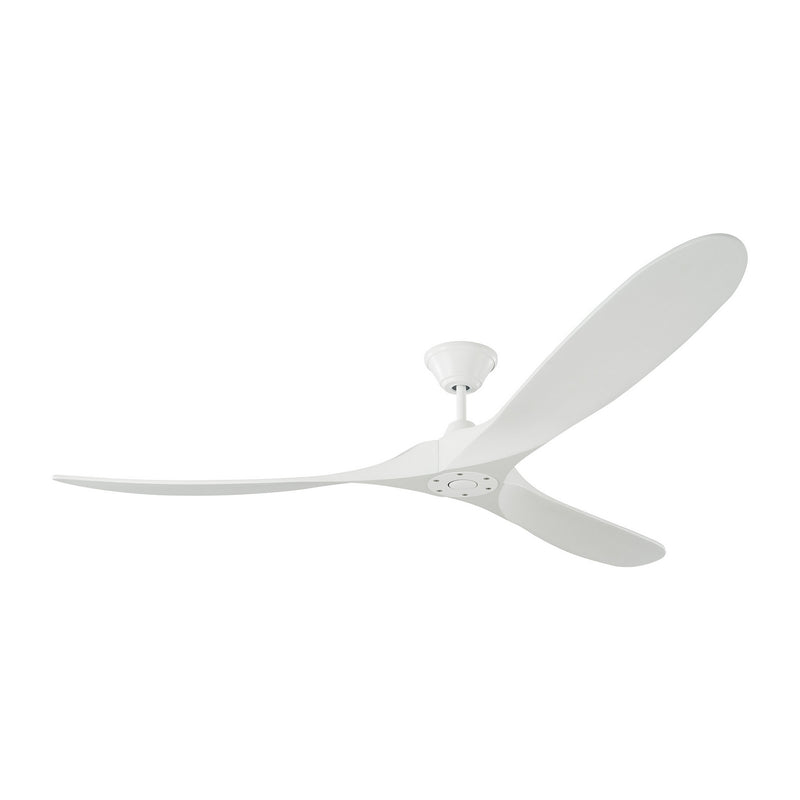Maverick Max Ceiling Fan in Matte White with Matte White Blade