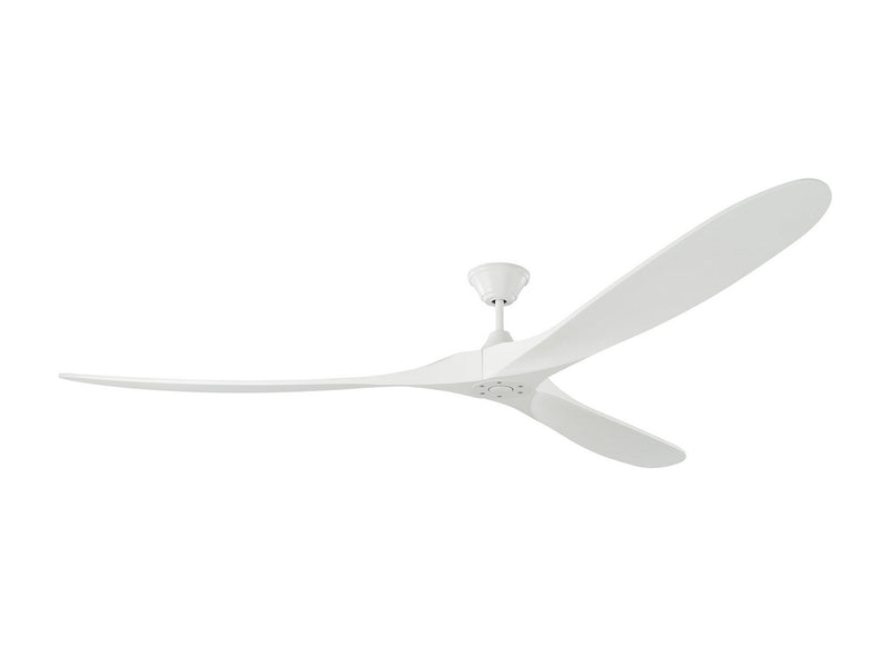 Maverick Super Max Ceiling Fan in Matte White with Matte White Blade