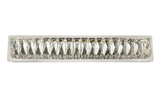 Monroe Wall Sconce in Chrome with Clear Royal Cut Crystal