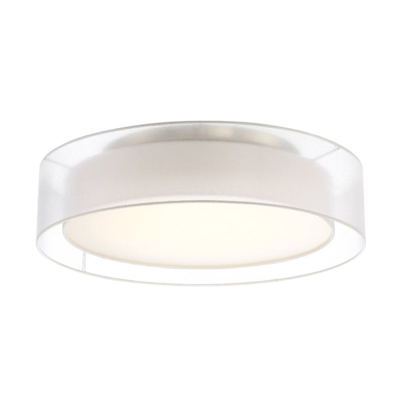 Metropolis LED Semi Flush Mount in Brushed Nickel - Lamps Expo