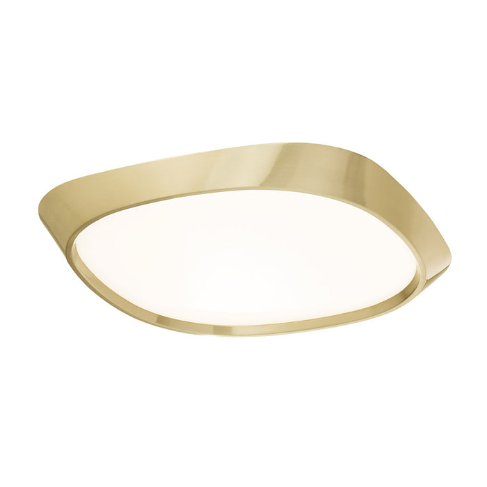 Issa 1 Light Flush Mount in Brushed Brass - Lamps Expo