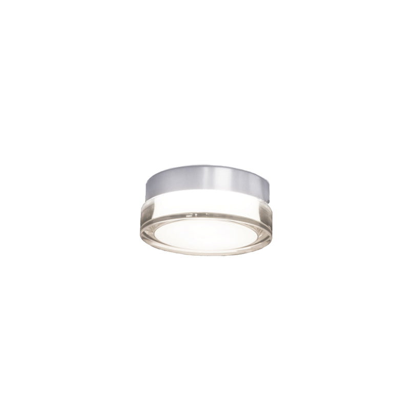 Pi LED Outdoor Flush Mount in Stainless Steel