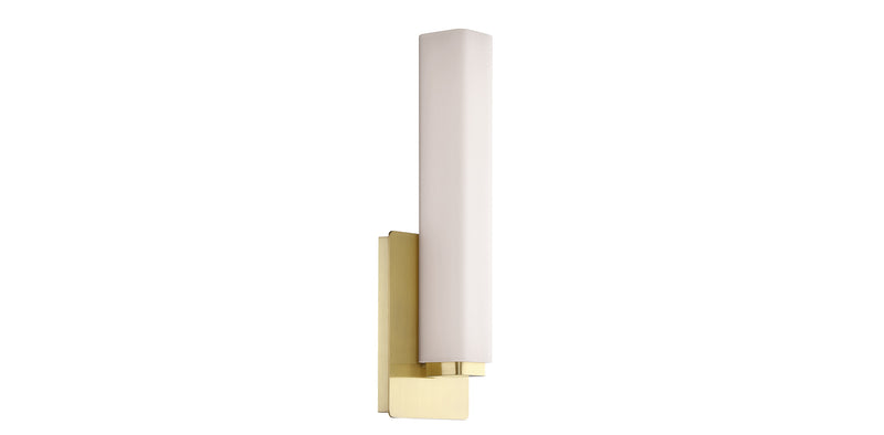 Vogue LED Bath Light in Brushed Brass