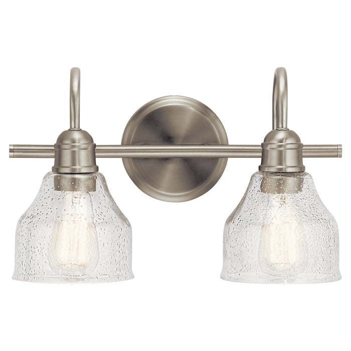 Avery Bath Sconce 2-Light in Brushed Nickel
