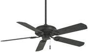 Sundowner 54" Ceiling Fan in Textured Coal