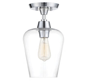 Octave 1-Light Semi-Flush in Polished Chrome