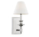 Washburn 1-Light Sconce in Polished Nickel