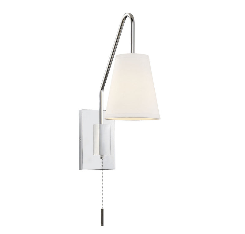 Owen 1-Light Sconce in Polished Nickel