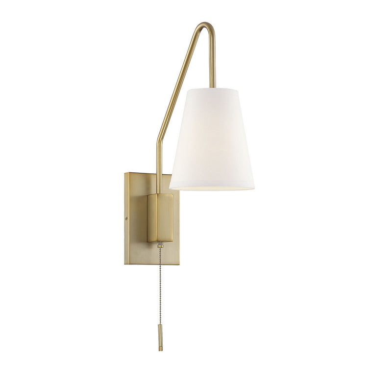 Owen 1-Light Sconce in Warm Brass
