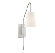 Owen 1-Light Sconce in Satin Nickel