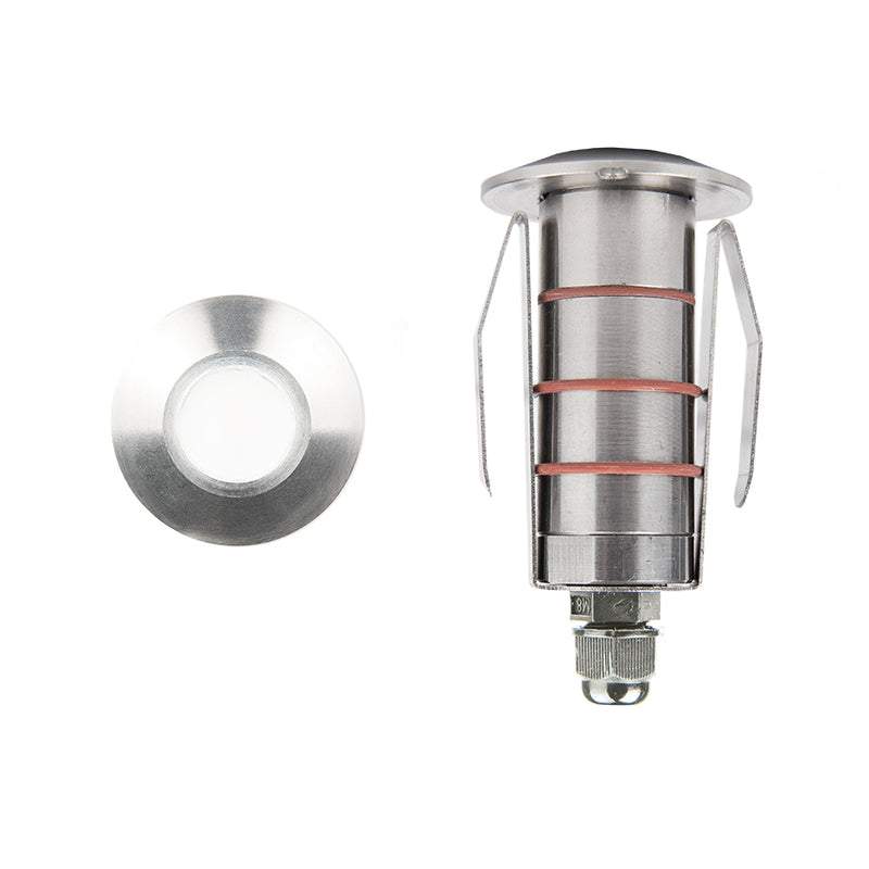 Tesla Multiples 3000K 85CRI LED Indicator Light in Stainless Steel - Lamps Expo