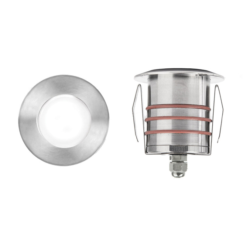 Tesla Multiples 3000K 85CRI LED Indicator Light in Stainless Steel - Lamps Expo
