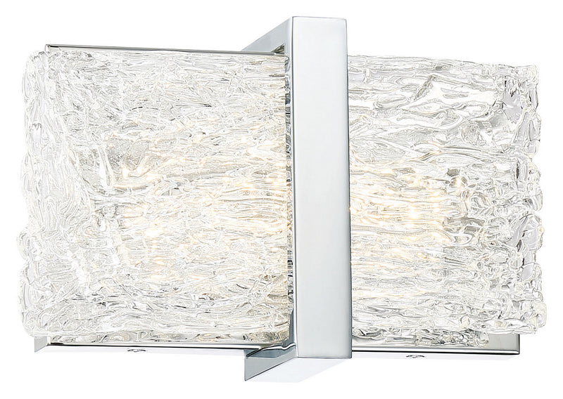 Forest Ice II LED Bath in Chrome with Ice Glass