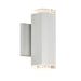 Block LED Wall Light in Brushed Aluminum - Lamps Expo