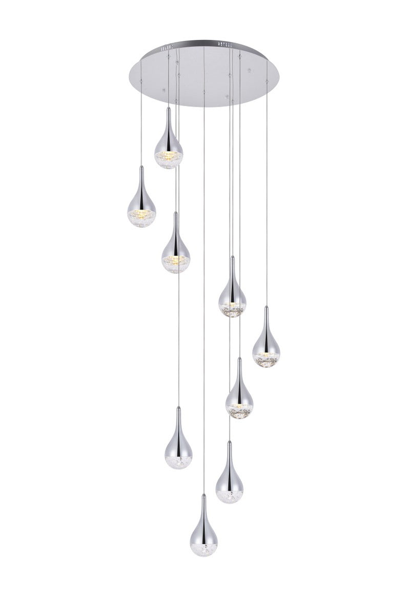 Amherst 9-Light Chandelier - Lamps Expo