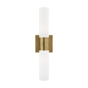 Aero 2 Light Bath Vanity in Antique Brass