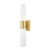 Aero 2 Light Bath Vanity in Satin Brass