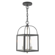 Milford 2 Light Convertible Mini Pendant/Ceiling Mount in Scandinavian Gray