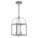 Milford 2 Light Convertible Mini Pendant/Ceiling Mount in Nordic Gray
