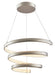 Sling Oval Spring Pendant in Titanium Silver - Lamps Expo