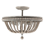 Kayla Two Light Semi-Flush Mount in Mystic Sand