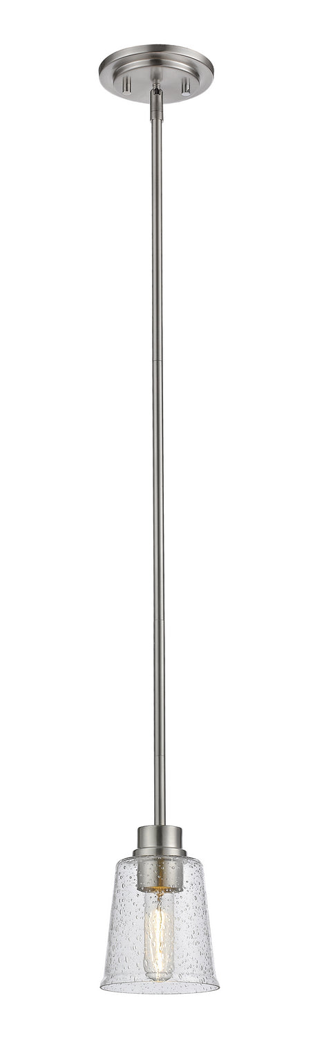 Bohin 1 Light Mini Pendant in Brushed Nickel