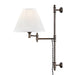 Classic No.1 1 Light Adjustable Wall Sconce in Distressed Bronze
