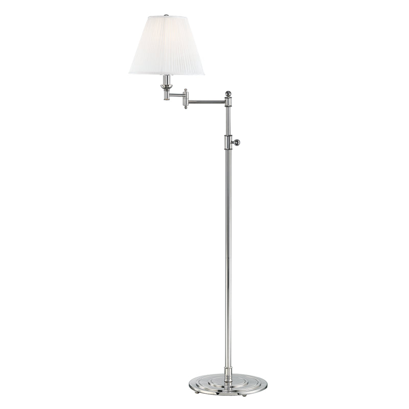 Signature No.1 1 Light Floor Lamp in Polished Nickel