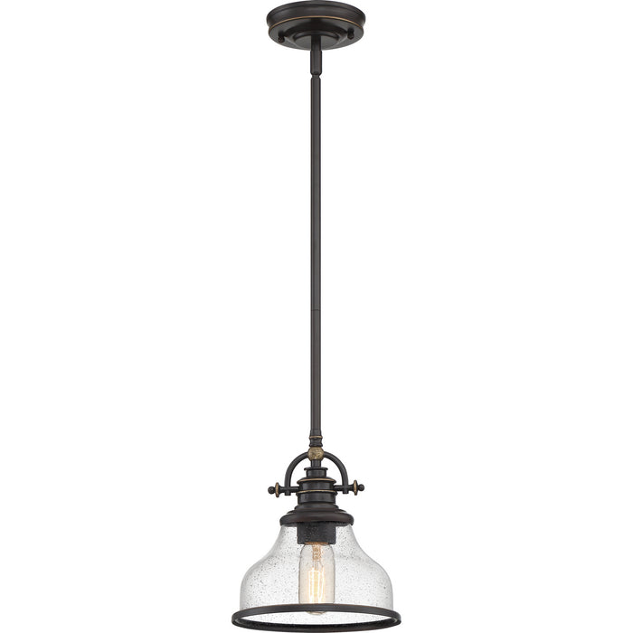 Grant 1-Light Mini Pendant in Palladian Bronze