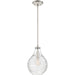 Genie 1-Light Mini Pendant in Brushed Nickel