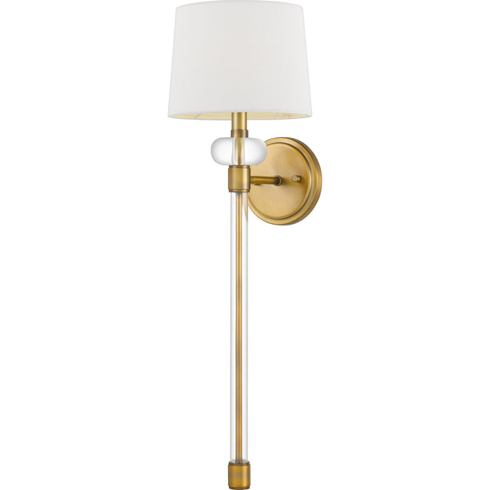 Barbour 1-Light Wall Sconce in Weathered Brass - Lamps Expo